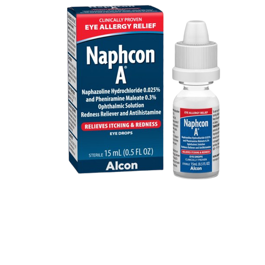 Naphcon A Antihistamine Eye Drops For Eye Allergy Relief, 15ml
