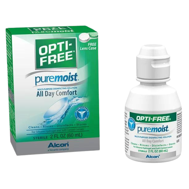 Opti-Free Pure Moist contact lens solution
